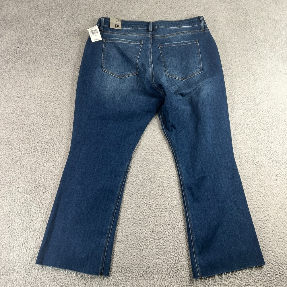NWT Kut from the Kloth Kelsey Fab Ab Ankle Flare High Rise Womens 14W - Picture 10 of 13